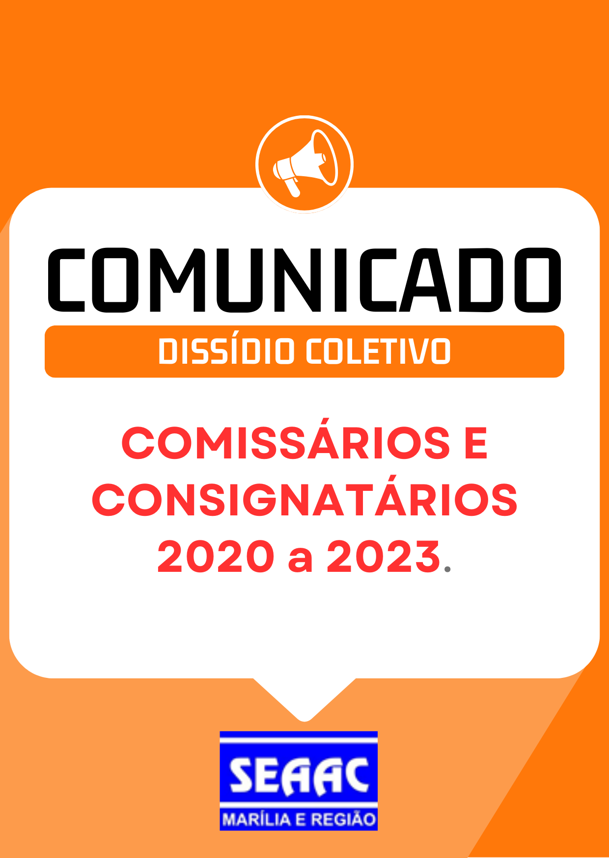 DISSÍDIO COLETIVO COMISSÁRIOS E CONSIGNATÁRIOS 2020 A 2023 